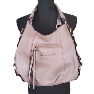 Ladiva lavender faux leather shoulder bag